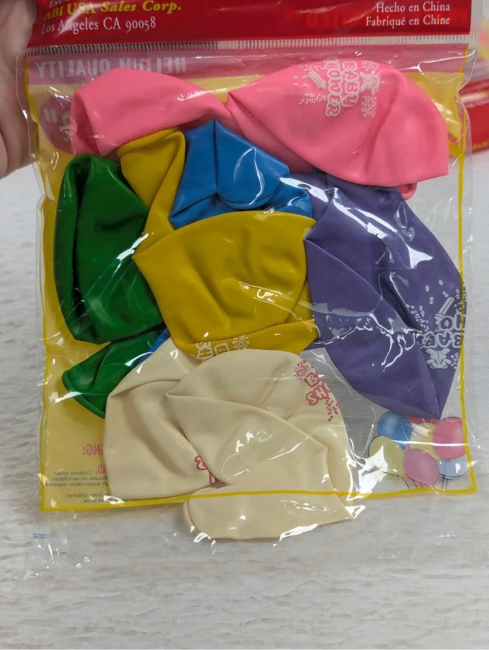 12 inch - Latex Balloons - Baby Shower Party Helium Balloons - 100 Pack